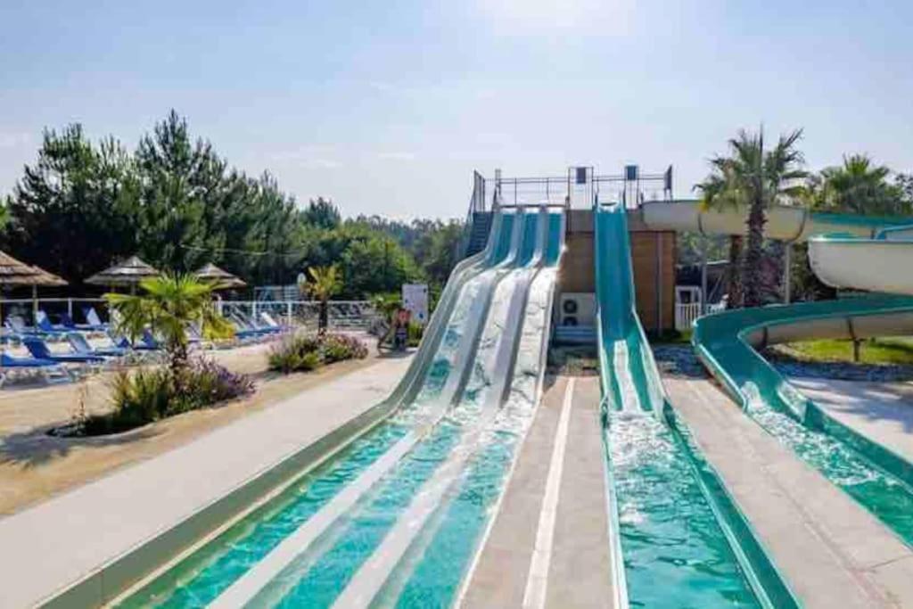 Vacances Sous Les Pins, Pres De La Mer, 6-8 Pers,Bien Equipe, Piscine Saint-Julien-en-Born Bagian luar foto